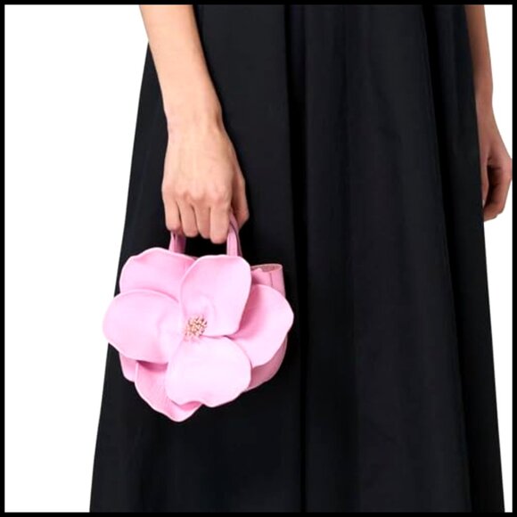 Floral Beaded Evening Clutch with Detachable Chain Strap Elegant Formal